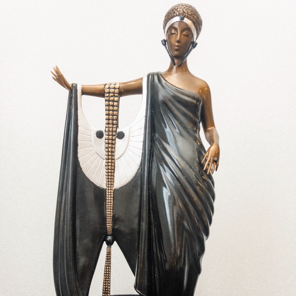 Erte "Sophisticated Lady" Bronze Sculpture